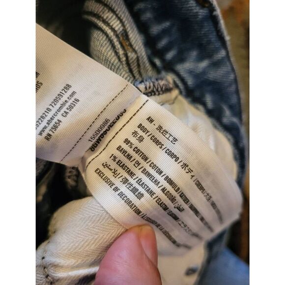 Abercrombie & Fitch Jeans Women's 28 Petite Blue 90s Straight Ultra High Rise - Picture 4 of 5